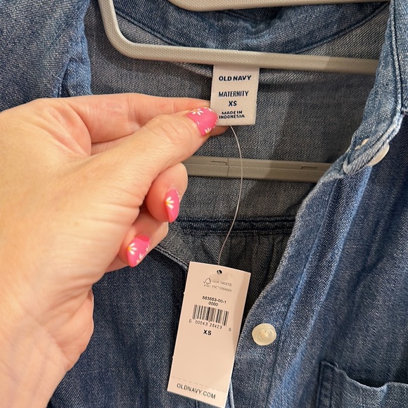 Old Navy Denim Maternity Dress - Picture 3 of 5